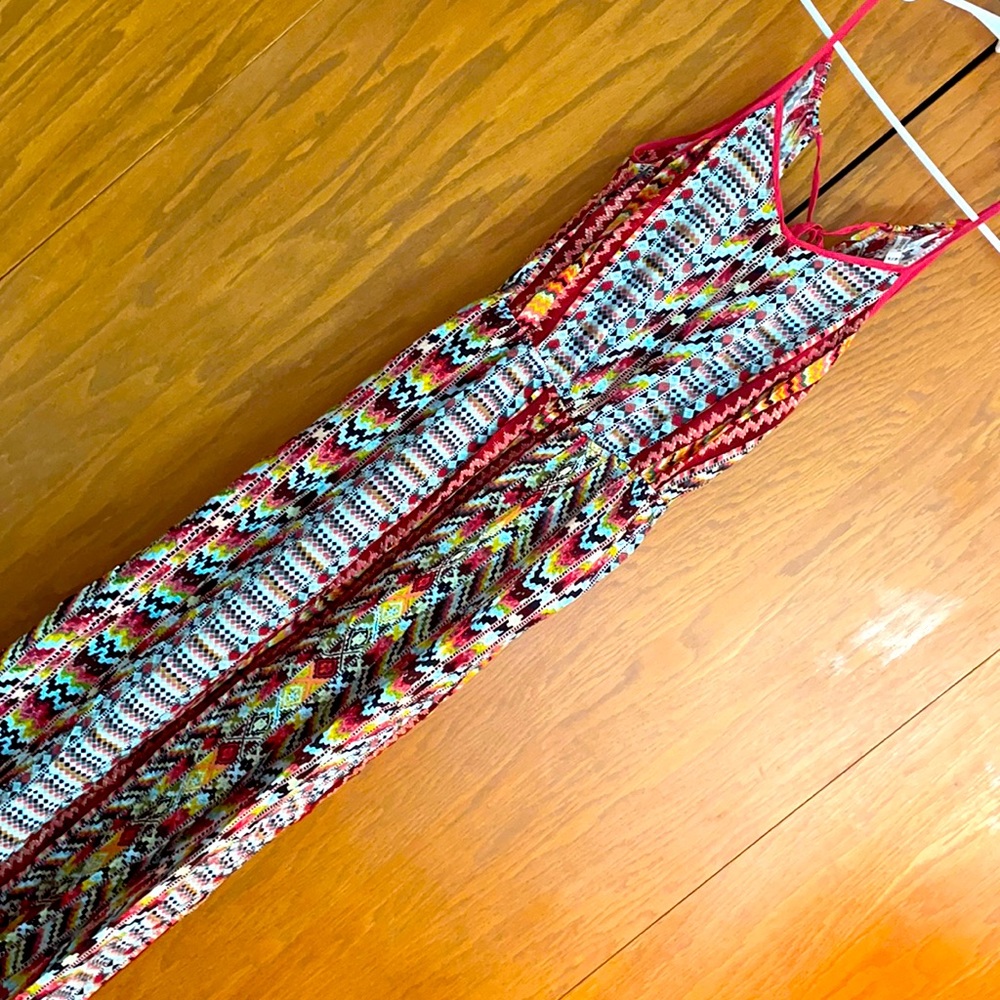 Printed maxi dress